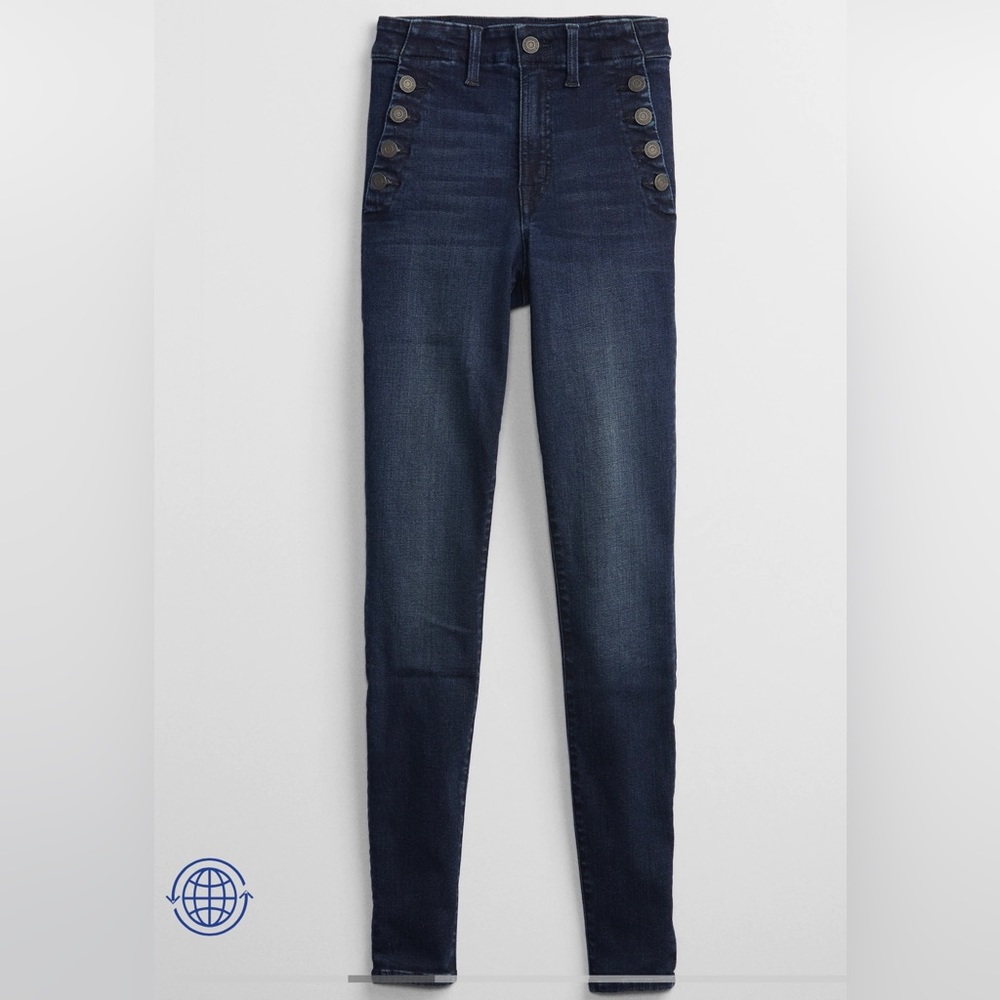 Gap factory high rise universal legging jeans with washwell 12